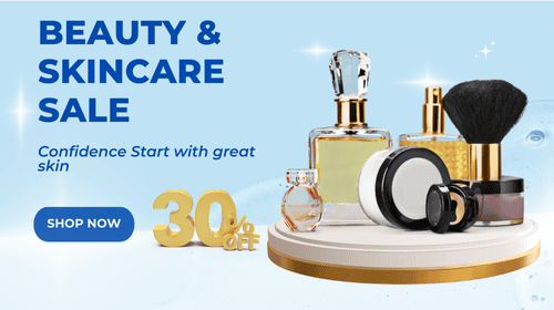 30 precent off on beauty and skincare products