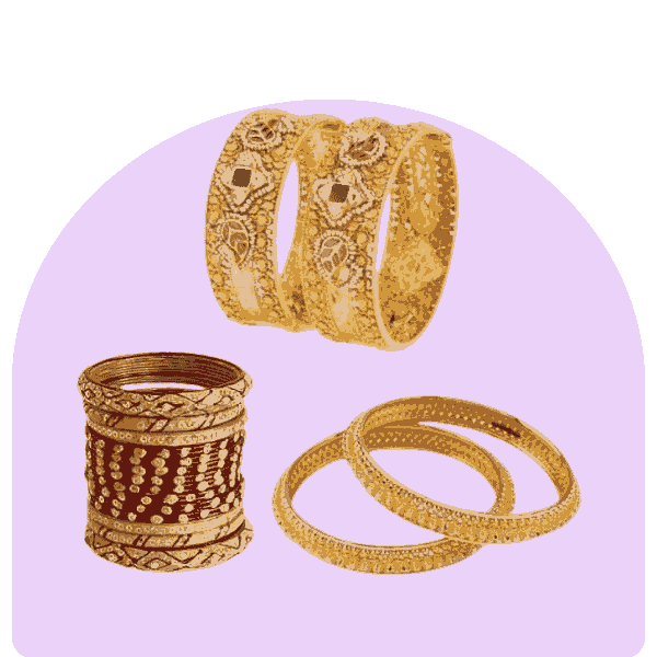 Buy Traditional Bangles & Modern Bracelets Online