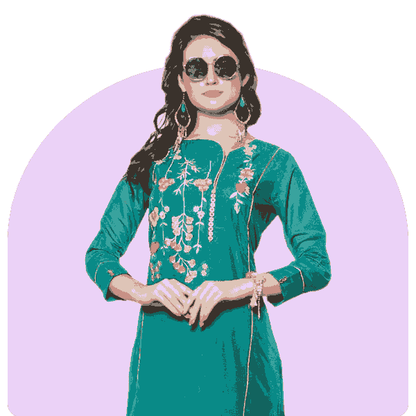 Buy Designer Kurta Sets Online – Palazzo, Anarkali, Sharara & More